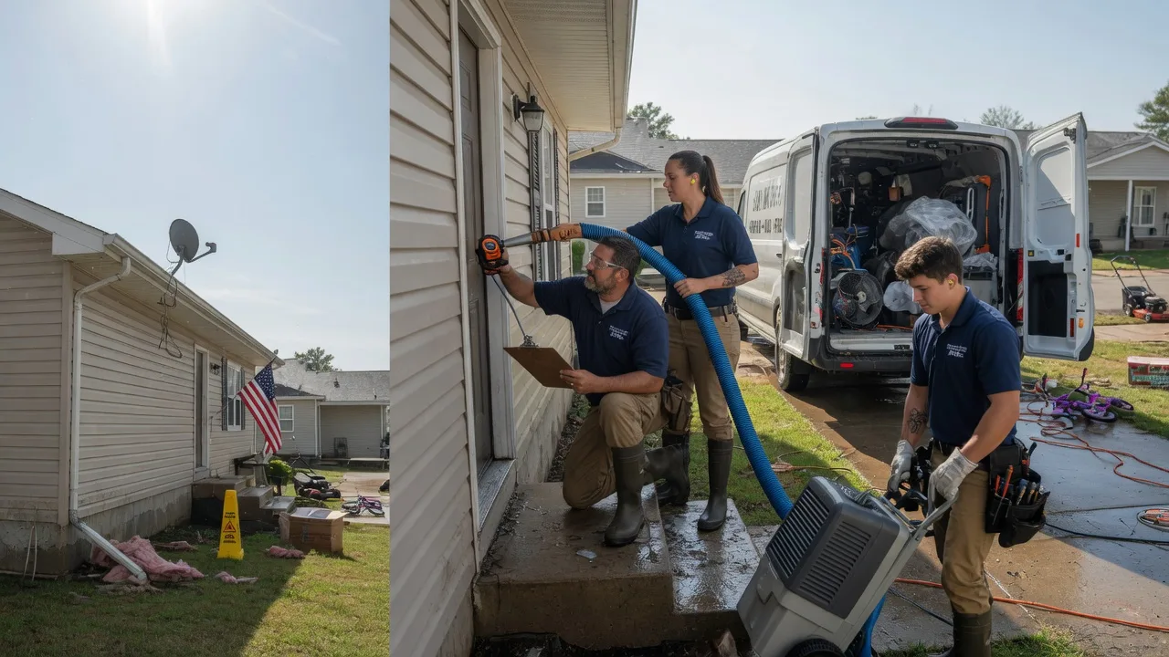 Ceiling Water Damage Restoration in Marshall, IL near me
